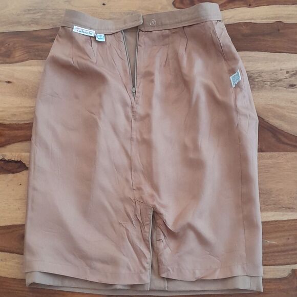 Talbots 100% Wool Pleated Skirt With Pockets - Picture 14 of 16